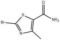 2-Bromo-5-methyl-1,3-thiazole-4-carboxamide 구조식 이미지