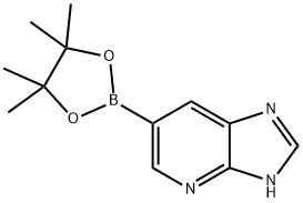 6-(4,4,5,5-tetramethyl-1,3,2-dioxaborolan-2-yl)-1H-imidazo[4,5-b]pyridine Structure