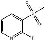 2-Fluoro-3-methylsulfonylpyridine Structure