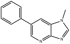 1-methyl-6-phenyl-1H-imidazo[4,5-b]pyridine 구조식 이미지