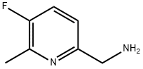 (5-Fluoro-6-methylpyridin-2-yl)methanamine Structure