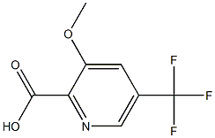 3-Methoxy-5-(trifluoromethyl)picolinic acid Structure