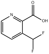 3-(difluoromethyl)pyridine-2-carboxylic acid 구조식 이미지