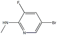 5-bromo-3-fluoro-N-methylpyridin-2-amine Structure