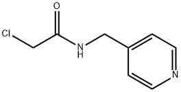 2-Chloro-N-(4-pyridinylmethyl)-acetamide 구조식 이미지
