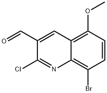 1259319-35-1 8-Bromo-2-chloro-5-methoxyquinoline-3-carbaldehyde