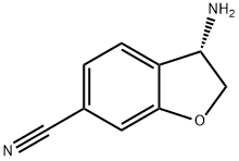 (3S)-3-AMINO-2,3-DIHYDROBENZO[B]FURAN-6-CARBONITRILE Structure