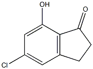 5-Chloro-7-hydroxy-indan-1-one Structure