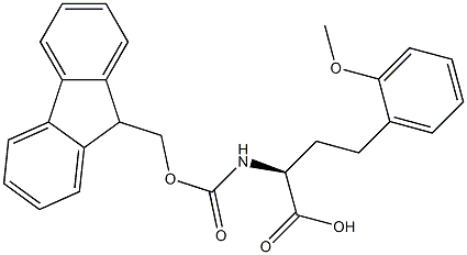 Fmoc-2-methoxy-L-homophenylalanine Structure