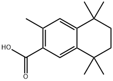 5,6,7,8-tetrahydro-3,5,5,8,8-pentamethyl-2-Naphthalenecarboxylic acid Structure
