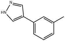 4-(m-Tolyl)-1H-pyrazole 구조식 이미지