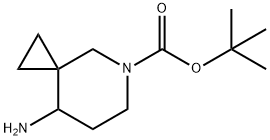 8-Amino-5-aza-spiro[2.5]octane-5-carboxylic acid tert-butyl ester Structure