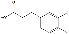 3-(3-Iodo-4-methyl-phenyl)-propionic acid Structure