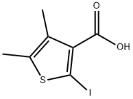 2-iodo-4,5-dimethylthiophene-3-carboxylic acid 구조식 이미지