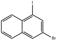 3-Bromo-1-iodonaphthalene Structure