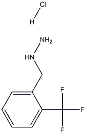 (2-트리플루오로메틸-벤질)-히드라진염산염 구조식 이미지