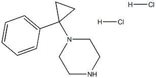 1-(1-Phenyl-cyclopropyl)-piperazine dihydrochloride Structure