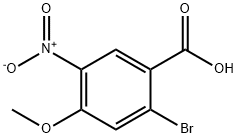 2-Bromo-4-methoxy-5-nitro-benzoic acid Structure