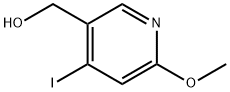 (4-iodo-6-methoxypyridin-3-yl)methanol Structure