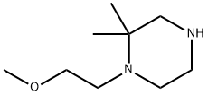 1-(2-methoxyethyl)-2,2-dimethylpiperazine Structure