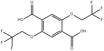 2,5-Bis-(2,2,2-trifluoro-ethoxy)-terephthalic acid 구조식 이미지