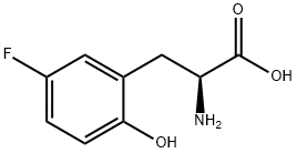 (2S)-2-AMINO-3-(5-FLUORO-2-HYDROXYPHENYL)PROPANOIC ACID 구조식 이미지