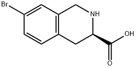 (3R)-7-bromo-1,2,3,4-tetrahydroisoquinoline-3-carboxylic acid Structure