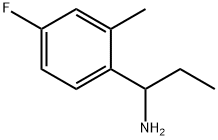 1-(4-FLUORO-2-METHYLPHENYL)PROPAN-1-AMINE Structure