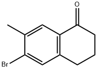 6-Bromo-7-methyl-3,4-dihydronaphthalen-1(2H)-one Structure