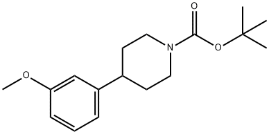 tert-butyl 4-(3-methoxyphenyl)piperidine-1-carboxylate Structure