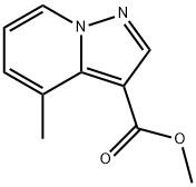 Methyl 4-methylpyrazolo[1,5-a]pyridine-3-carboxylate 구조식 이미지