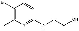 2-(5-bromo-6-methylpyridin-2-ylamino)ethanol Structure