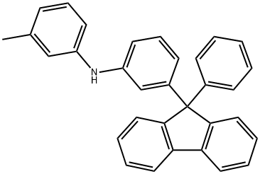 3-Methyl-N-[3-(9-phenyl-9H-fluoren-9-yl)phenyl]-aniline Structure