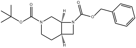 Cis-8-Benzyl 3-Tert-Butyl 3,8-Diazabicyclo[4.2.0]Octane-3,8-Dicarboxylate Structure