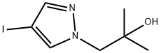 1-(4-iodo-pyrazol-1-yl)-2-methyl-propan-2-ol 구조식 이미지