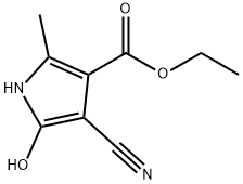 Ethyl 4-cyano-5-hydroxy-2-methyl-1H-pyrrole-3-carboxylate Structure