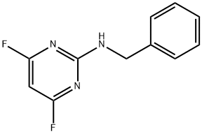 N-Benzyl-4,6-difluoropyrimidin-2-amine 구조식 이미지