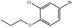 4-Bromo-2-chloro-1-propoxybenzene Structure