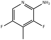 3,5-Difluoro-4-methylpyridin-2-amine 구조식 이미지