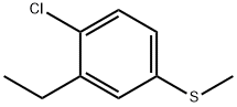 1-Chloro-2-ethyl-4-(methylsulfanyl)benzene 구조식 이미지