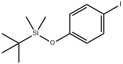 (4-iodophenoxy)(tert-butyl)dimethylsilane 구조식 이미지