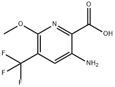 3-amino-6-methoxy-5-(trifluoromethyl)picolinicacid 구조식 이미지