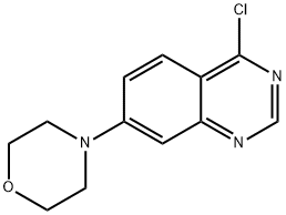 4-chloro-7-morpholinoquinazoline Structure