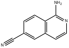 1-aminoisoquinoline-6-carbonitrile 구조식 이미지