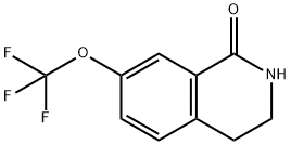 7-(trifluoromethoxy)-3,4-dihydroisoquinolin-1(2H)-one Structure