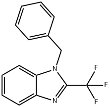 1-Benzyl-2-(trifluoromethyl)benzimidazole 구조식 이미지