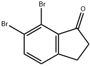 6,7-DibroMo-1-indanone 구조식 이미지