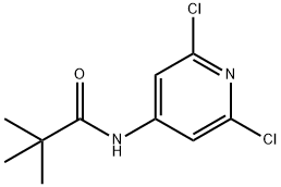 N-(2,6-dichloropyridin-4-yl)pivalamide 구조식 이미지