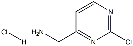 (2-chloropyrimidin-4-yl)methanamine hydrochloride 구조식 이미지