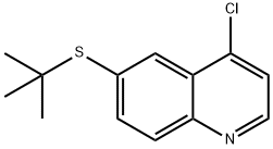 6-(tert-butylthio)-4-chloroquinoline Structure